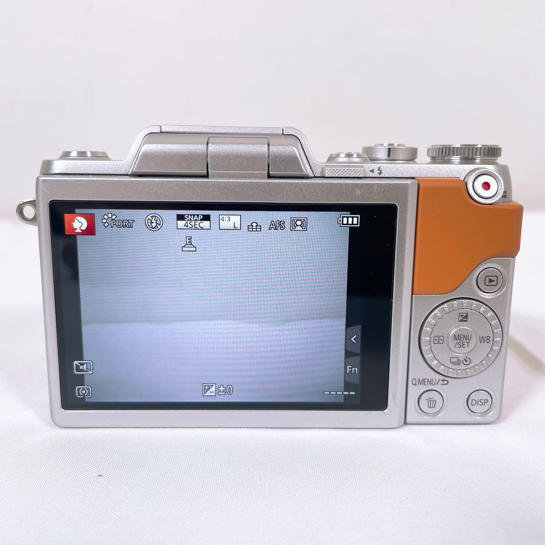 【美品】 Panasonic ミラーレス一眼 DMC-GF7W-T