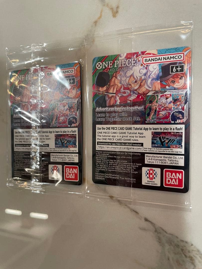 ワンピース モンキー・D・ルフィ アメリカ大学バスケ限定プロモ　未開封2パック