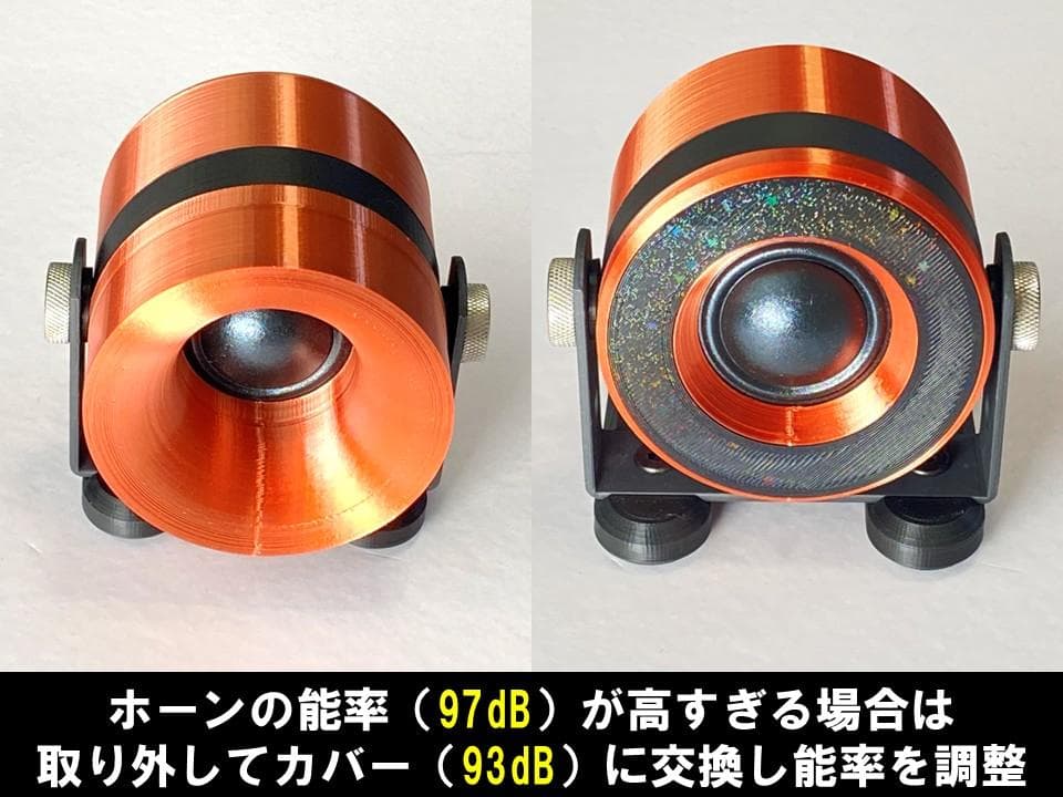 アドオン■高能率97dBホーンツイーター2個セット■カラー：ブロンズGHB01