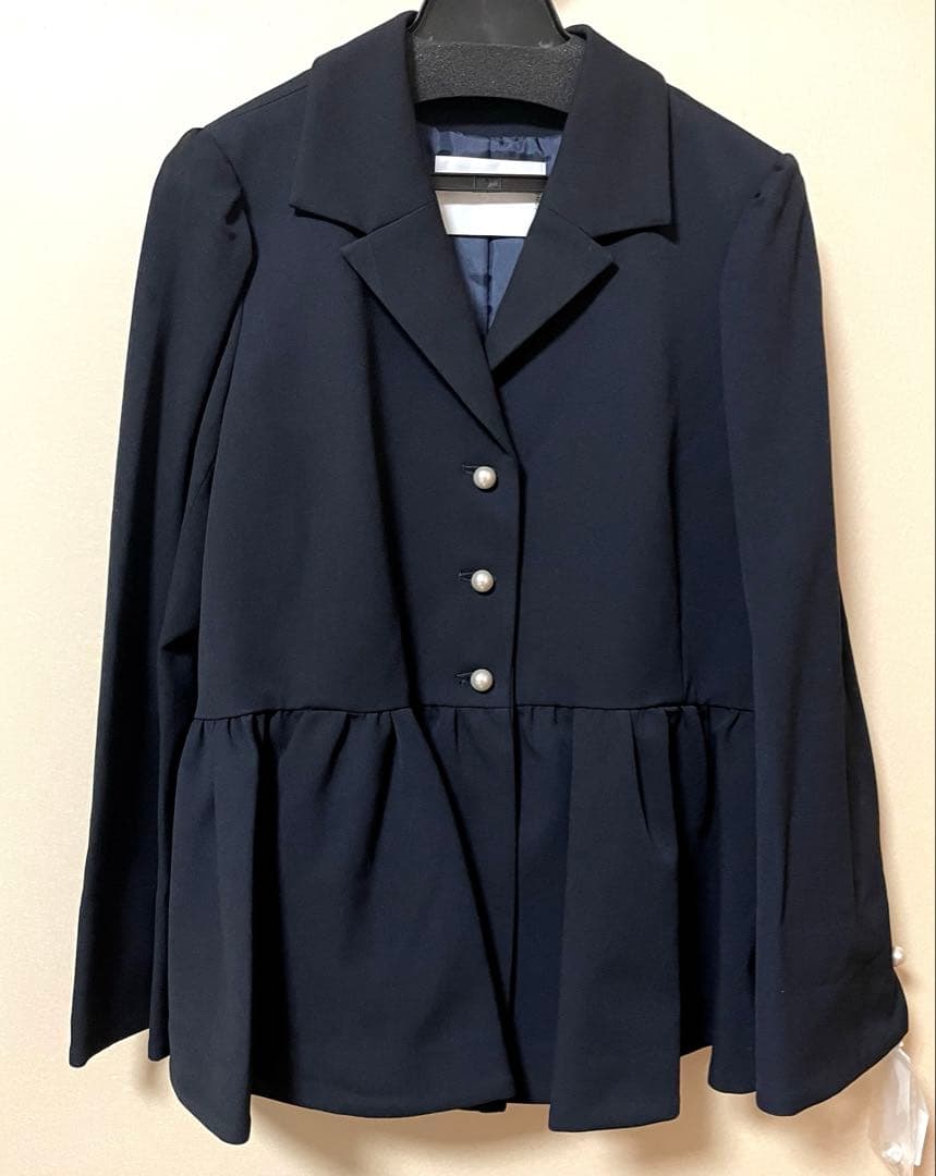 新品★Sono★ペプラムテーラードジャケット★YAMADAYA