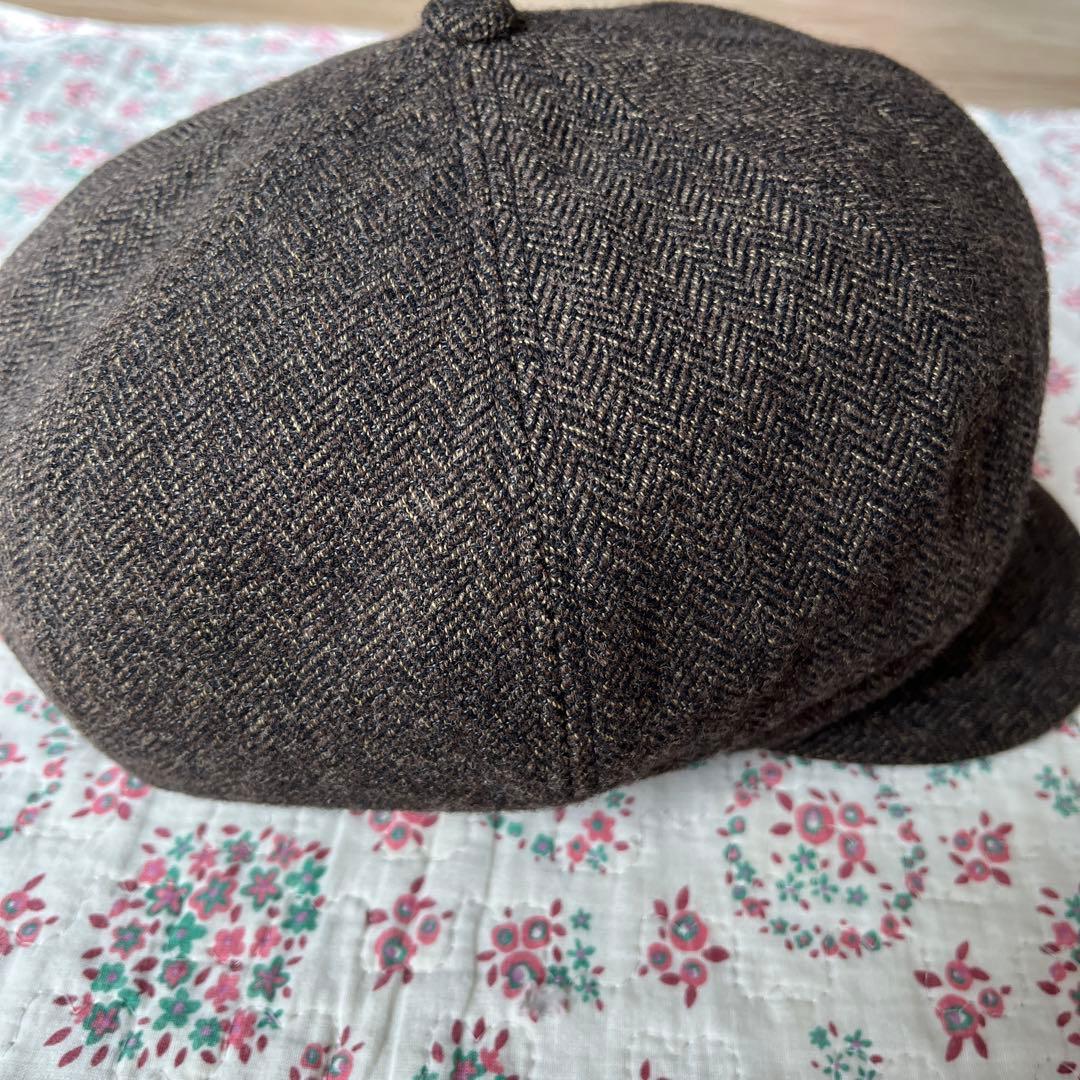 帽子 CPH 530WH WOOL HERRINGBONE CASQUETTE M/L