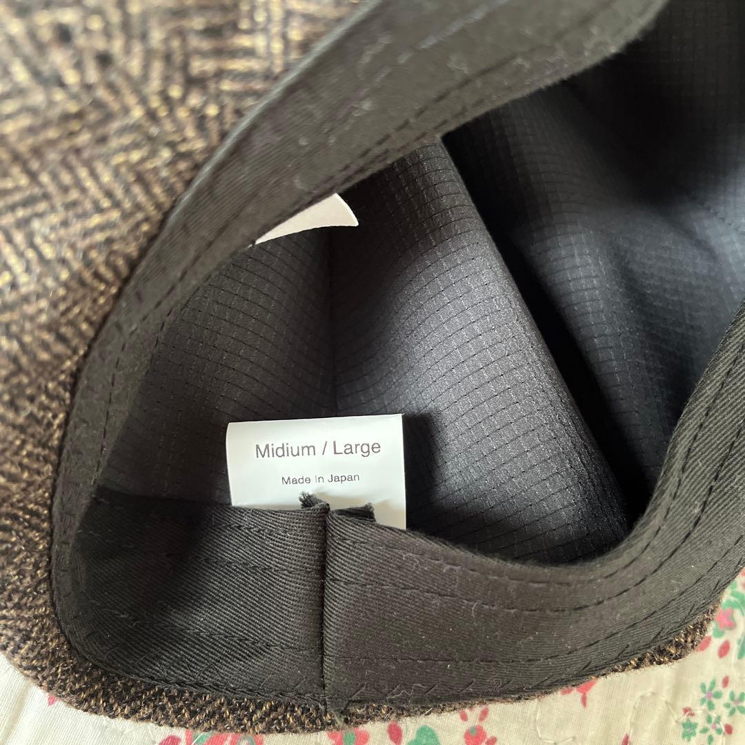 帽子 CPH 530WH WOOL HERRINGBONE CASQUETTE M/L