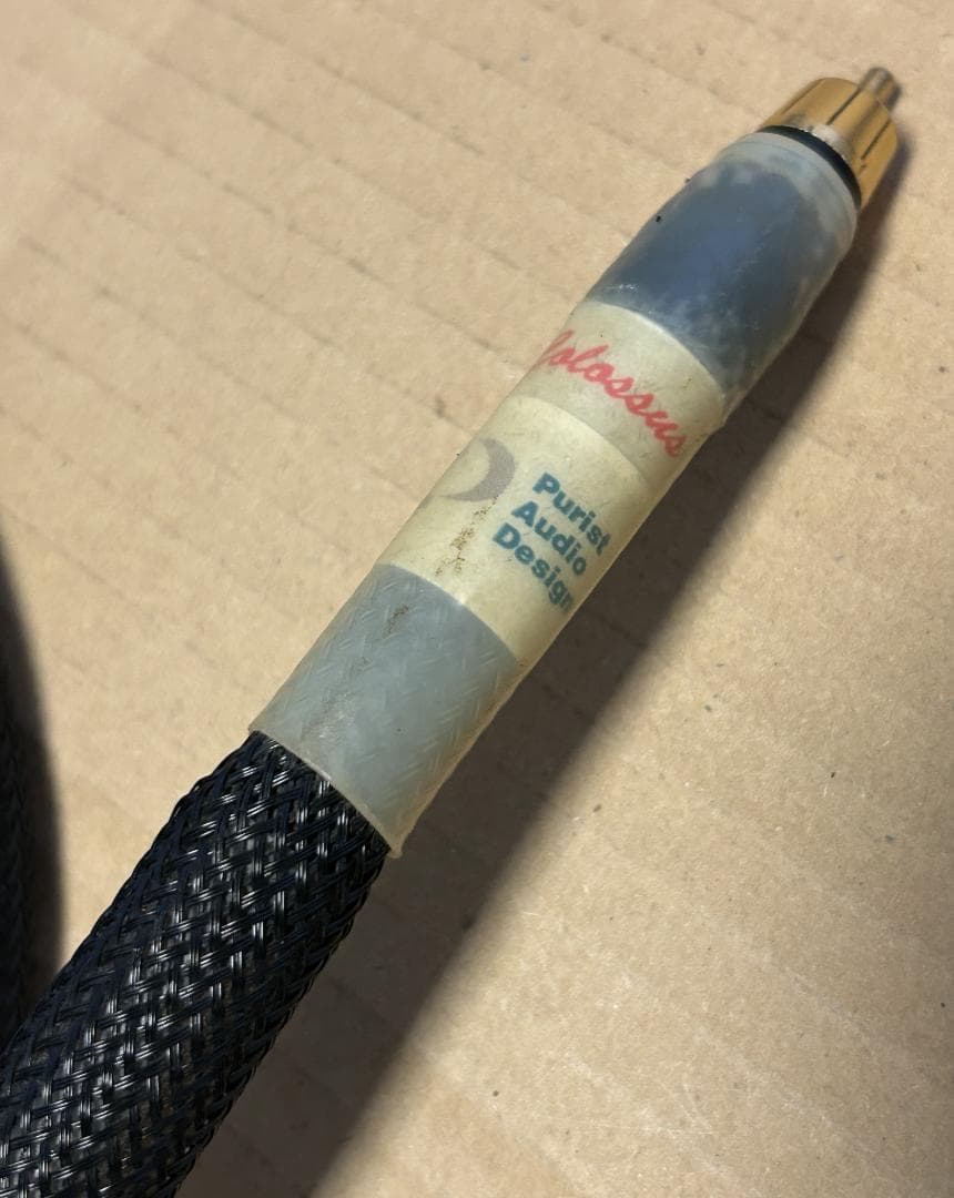 Purist Audio design Colossus ケーブル RCA ペア