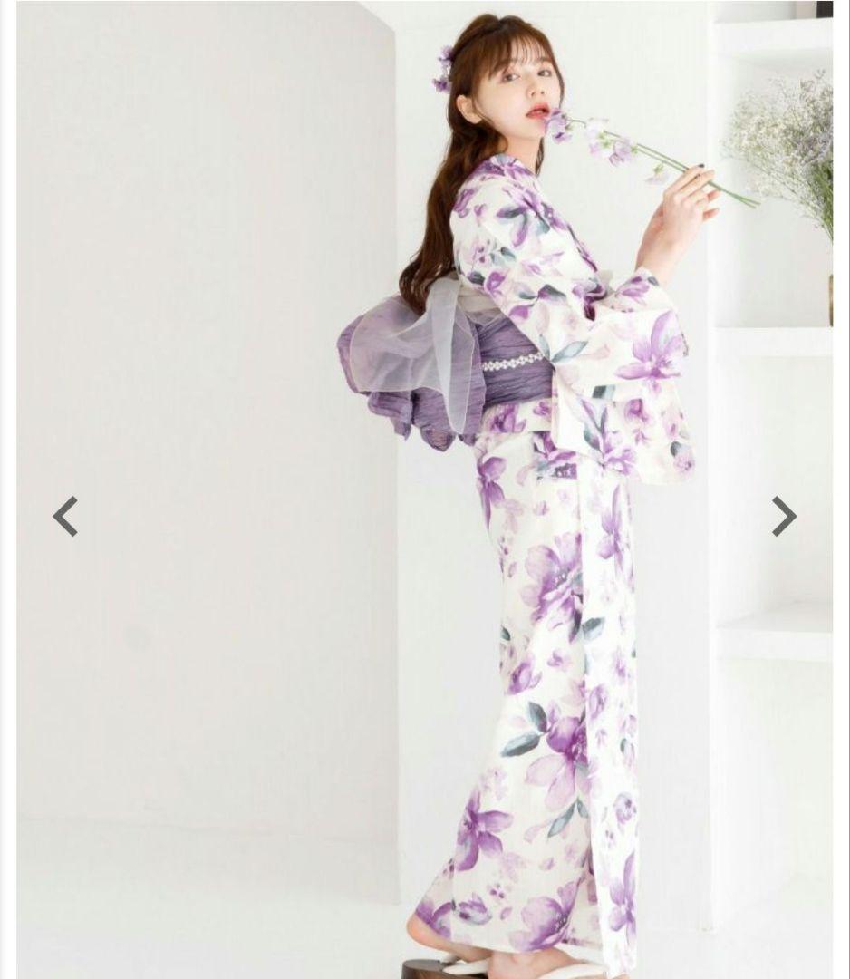 ディータ　浴衣　【藤色の燦々しらべ】