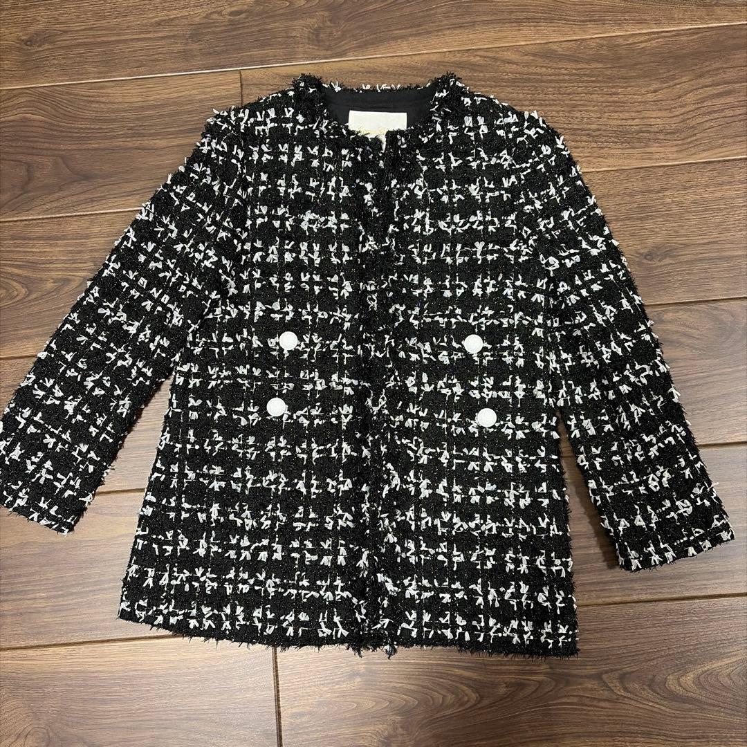 グレースコンチネンタル　ダイアグラム　ツイードジャケット　36 ジュールトルニエ