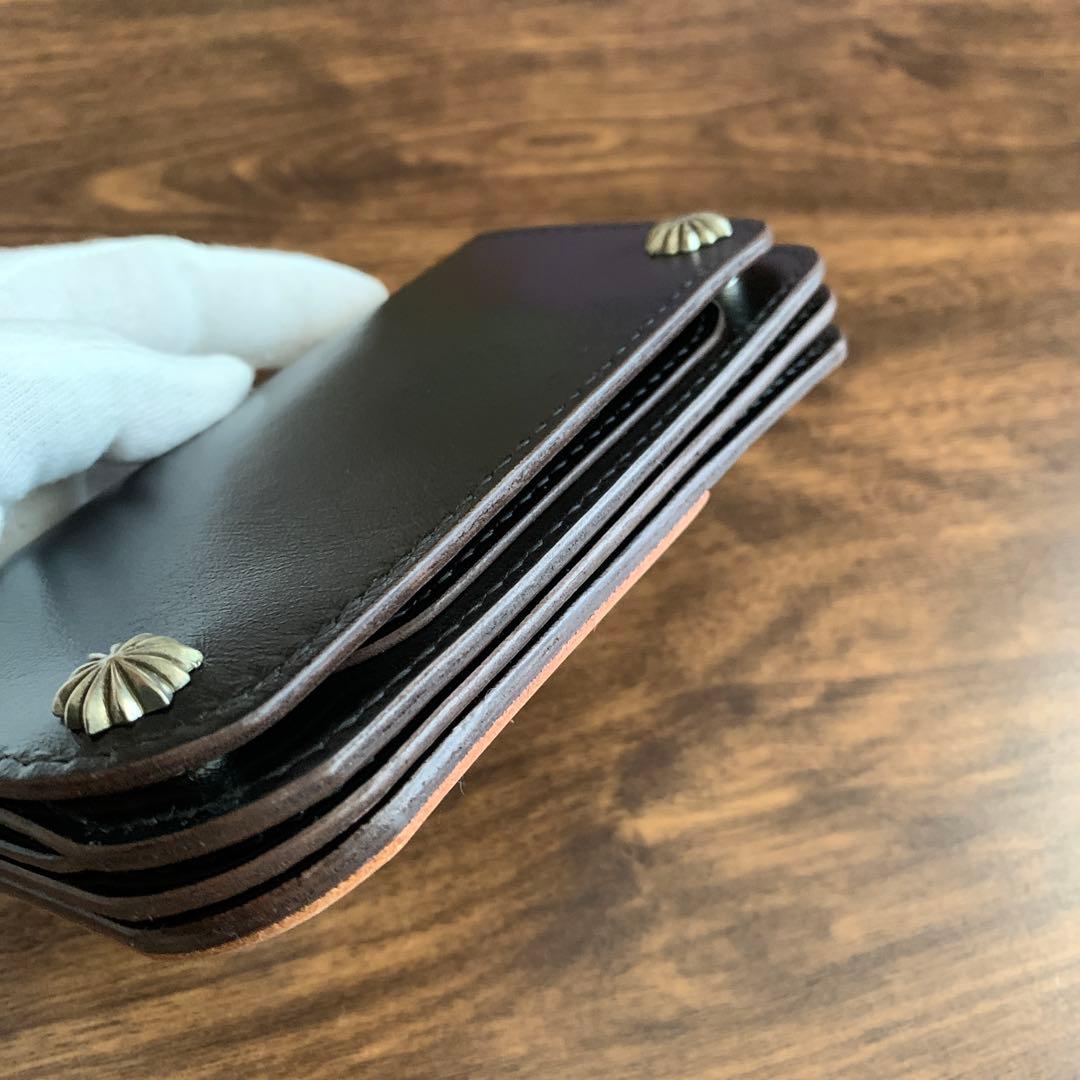 トラッカーウォレット　handmade CA00X 馬革×牛革