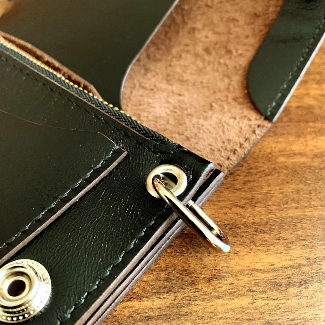 トラッカーウォレット　handmade CA00X 馬革×牛革