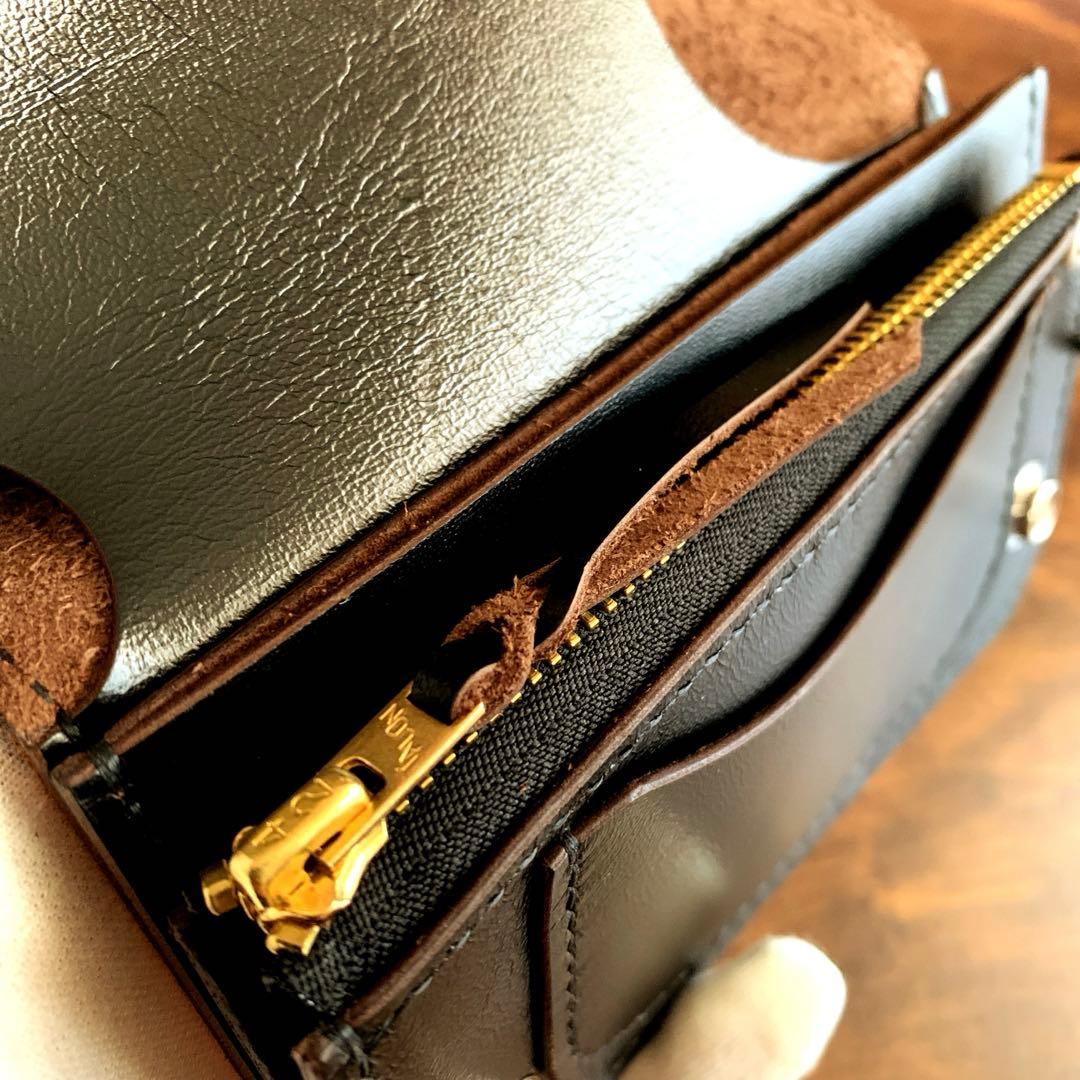 トラッカーウォレット　handmade CA00X 馬革×牛革