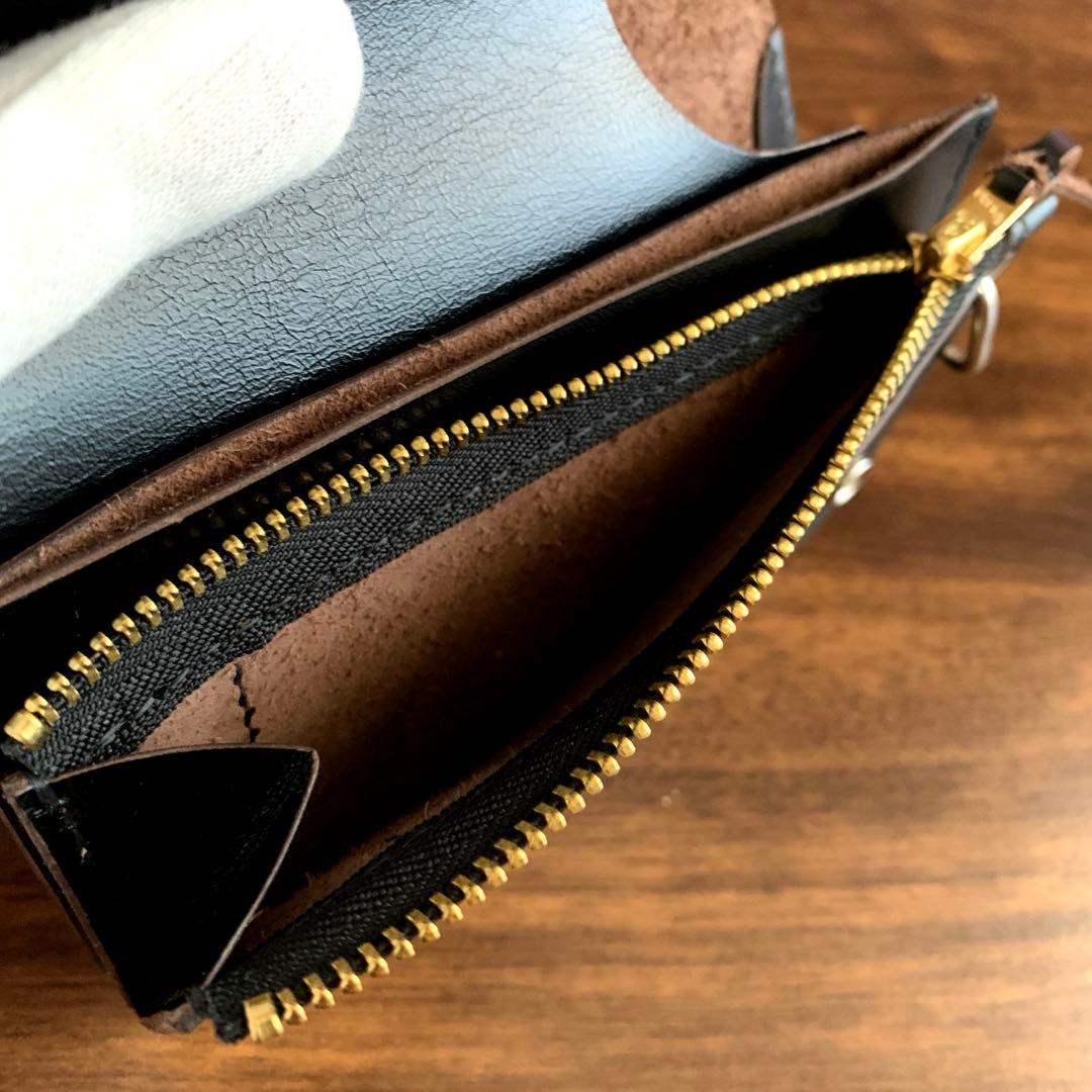 トラッカーウォレット　handmade CA00X 馬革×牛革