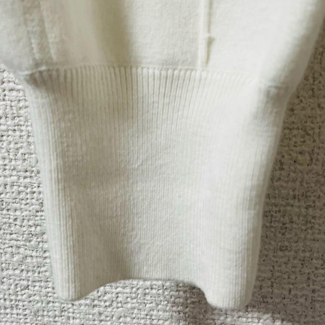 CABaN コットンカシミヤ パンツ　XSサイズ　オフホワイト