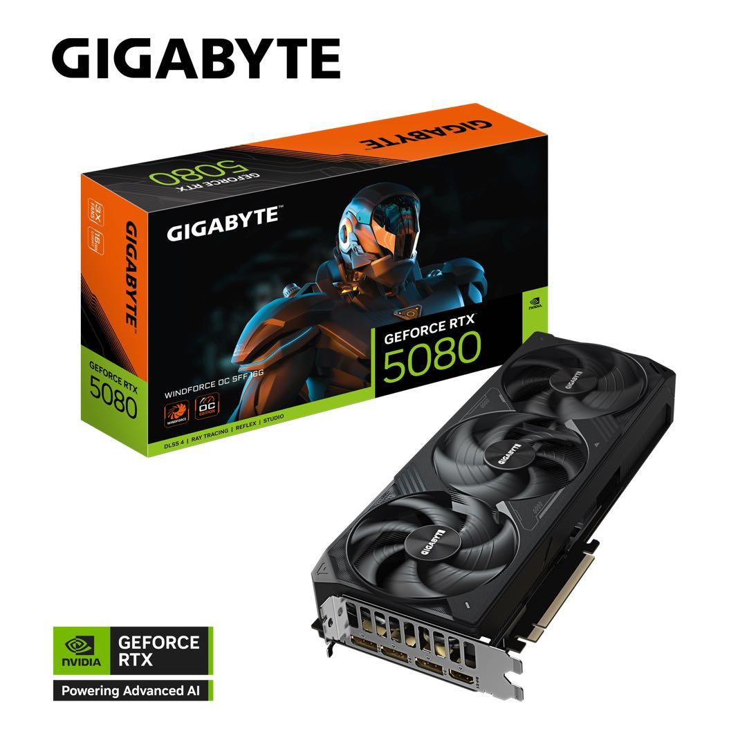【新品・未使用、国内正規品】GIGABYTE RTX5080 WindForce