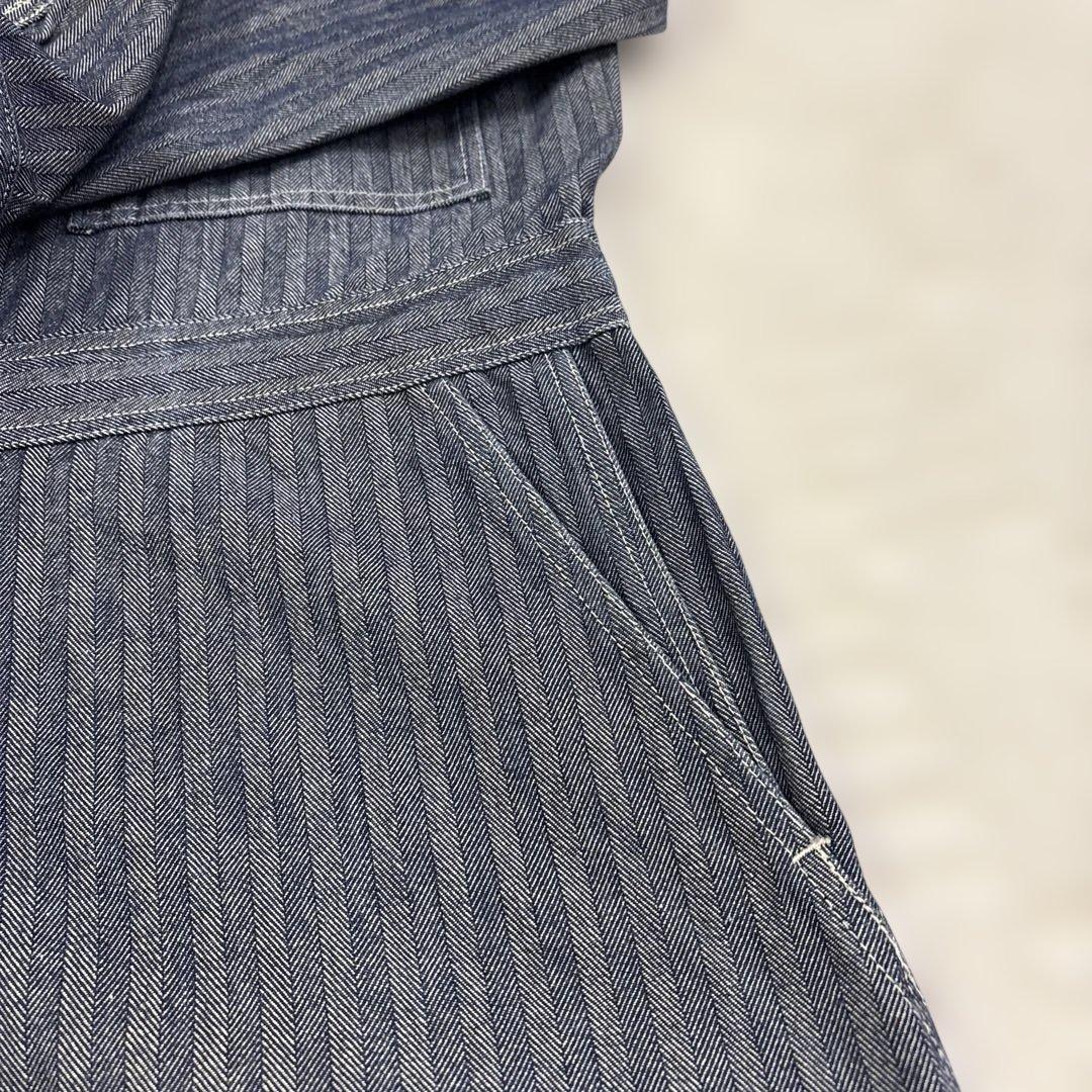 SUGAR CANE ヘリンボーン　オールインワン　オーバーオール　つなぎ40