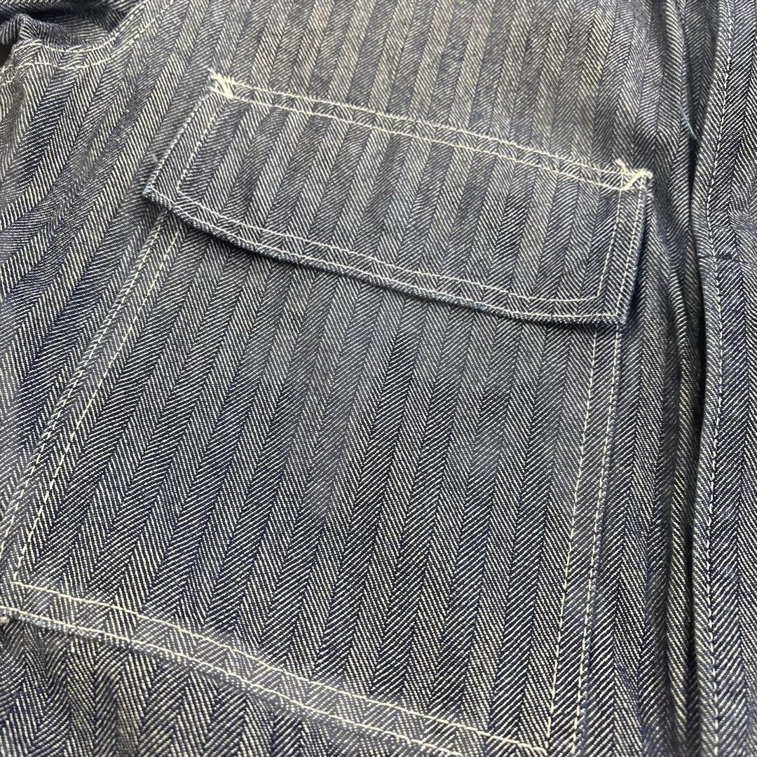 SUGAR CANE ヘリンボーン　オールインワン　オーバーオール　つなぎ40