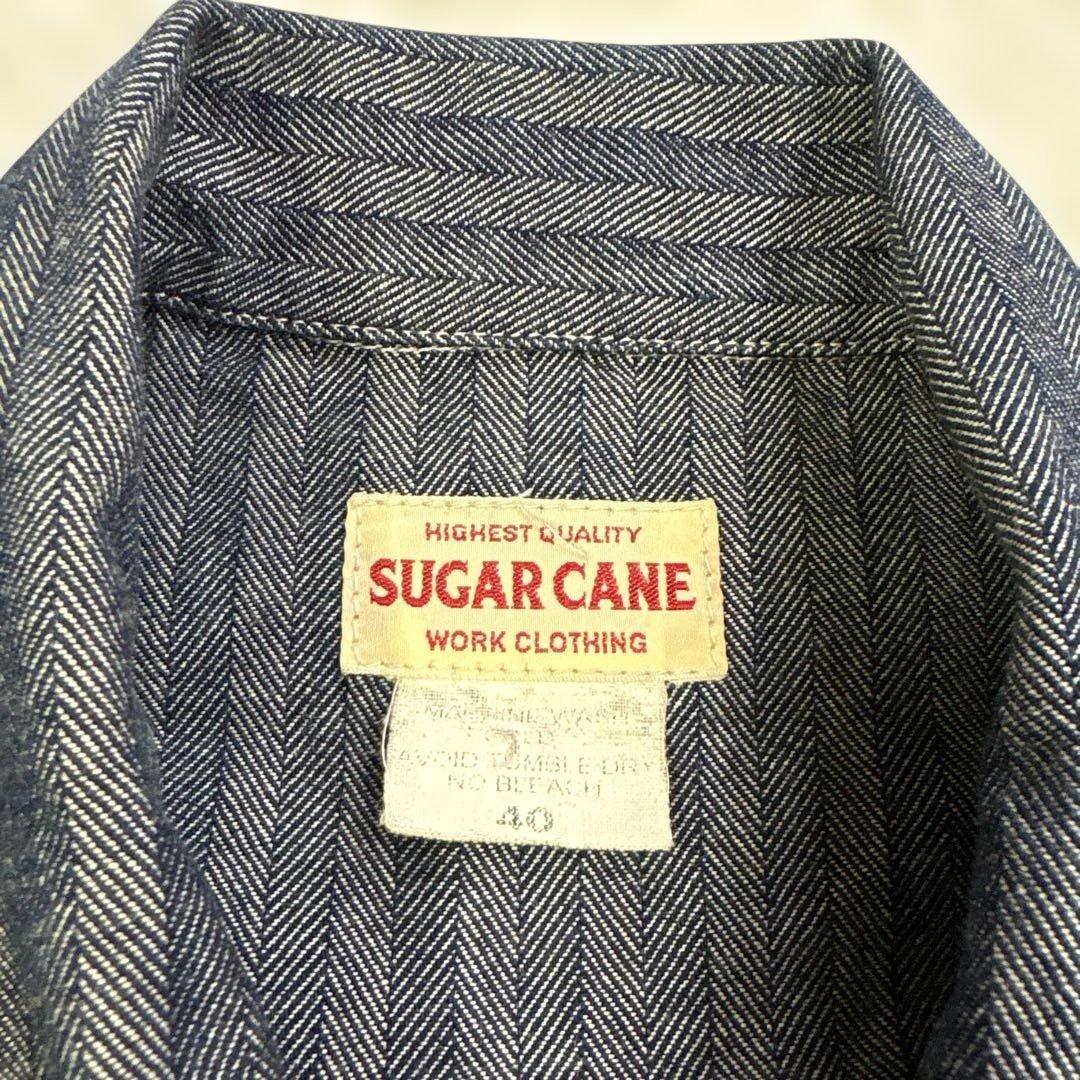 SUGAR CANE ヘリンボーン　オールインワン　オーバーオール　つなぎ40