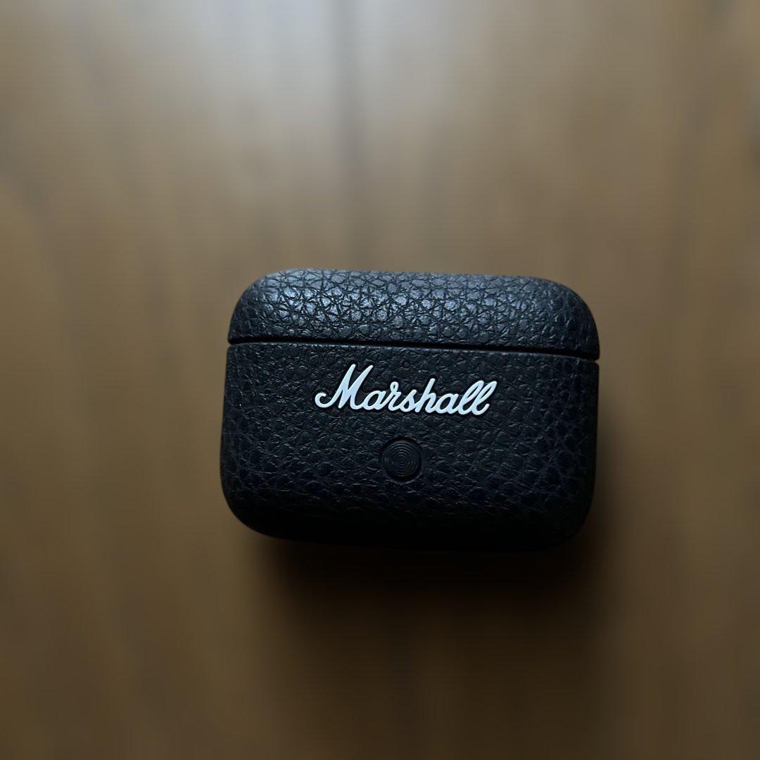 Marshall ワイヤレスイヤホン ブラック（本体ケースのみ）