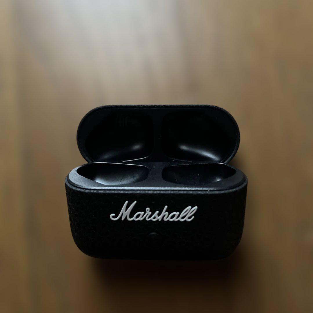 Marshall ワイヤレスイヤホン ブラック（本体ケースのみ）