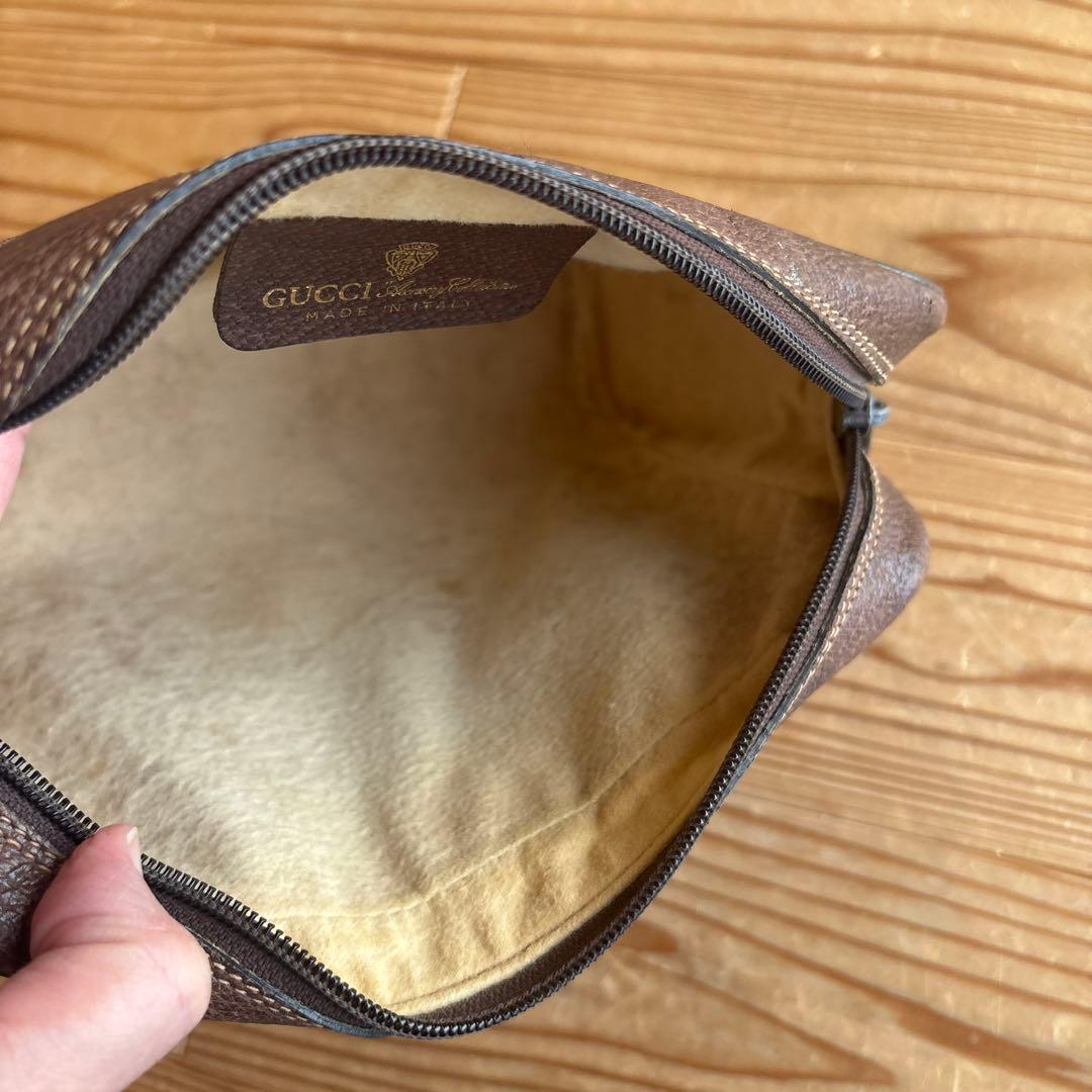 オールドグッチ　シェリーライン　ポーチ　クラッチバッグ