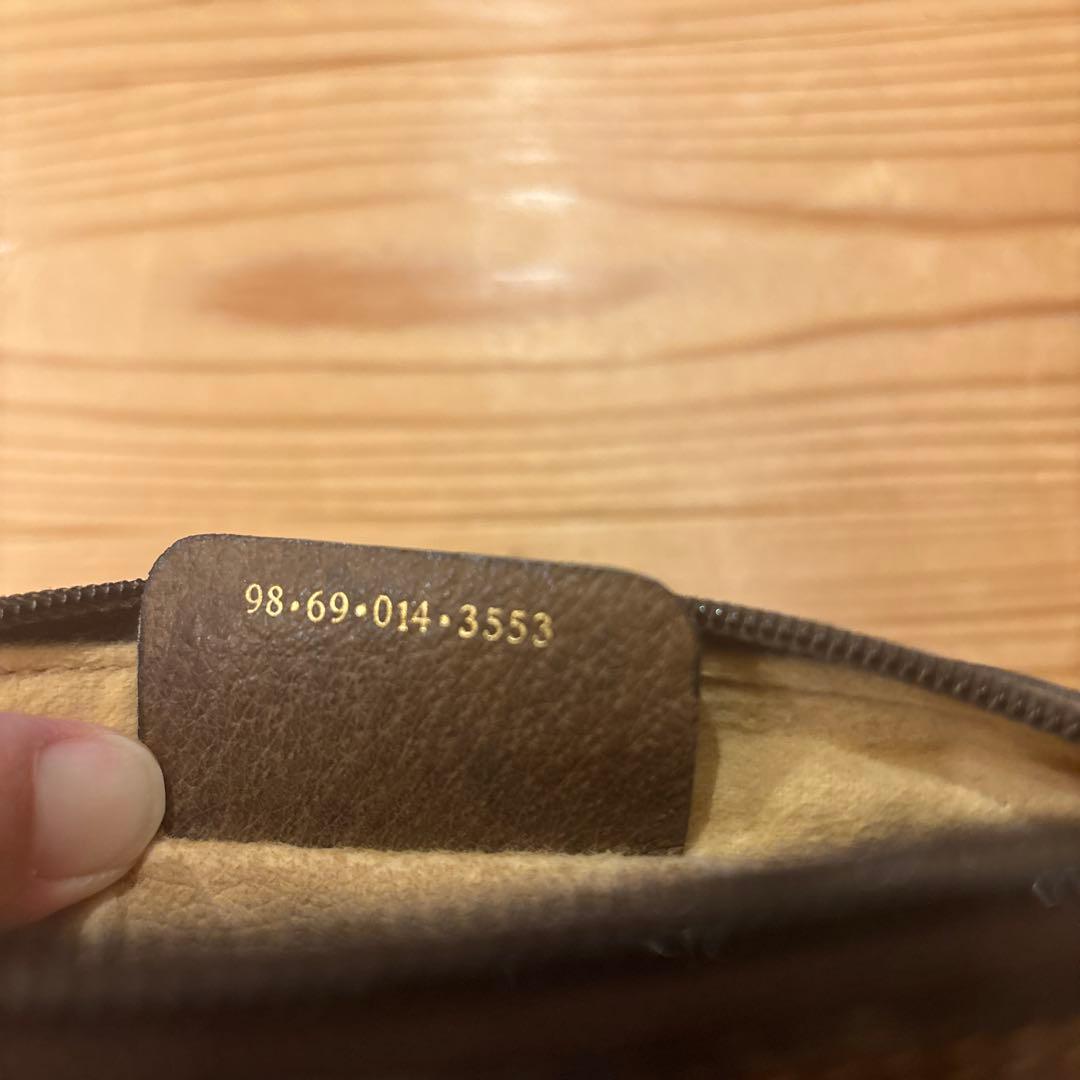 オールドグッチ　シェリーライン　ポーチ　クラッチバッグ