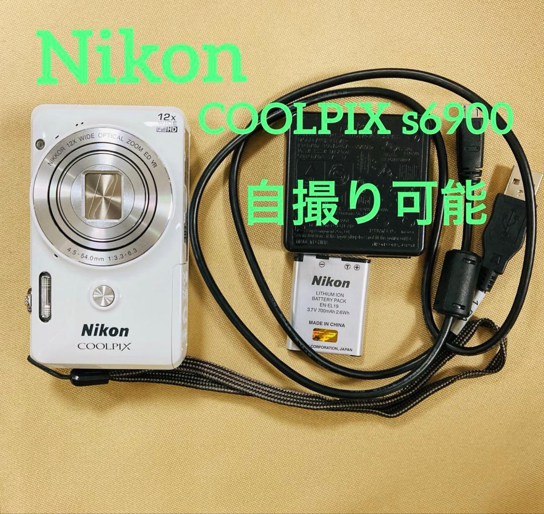 【美品】Nikon COOLPIX s6900 ニコン　自撮り可能 動作確認済