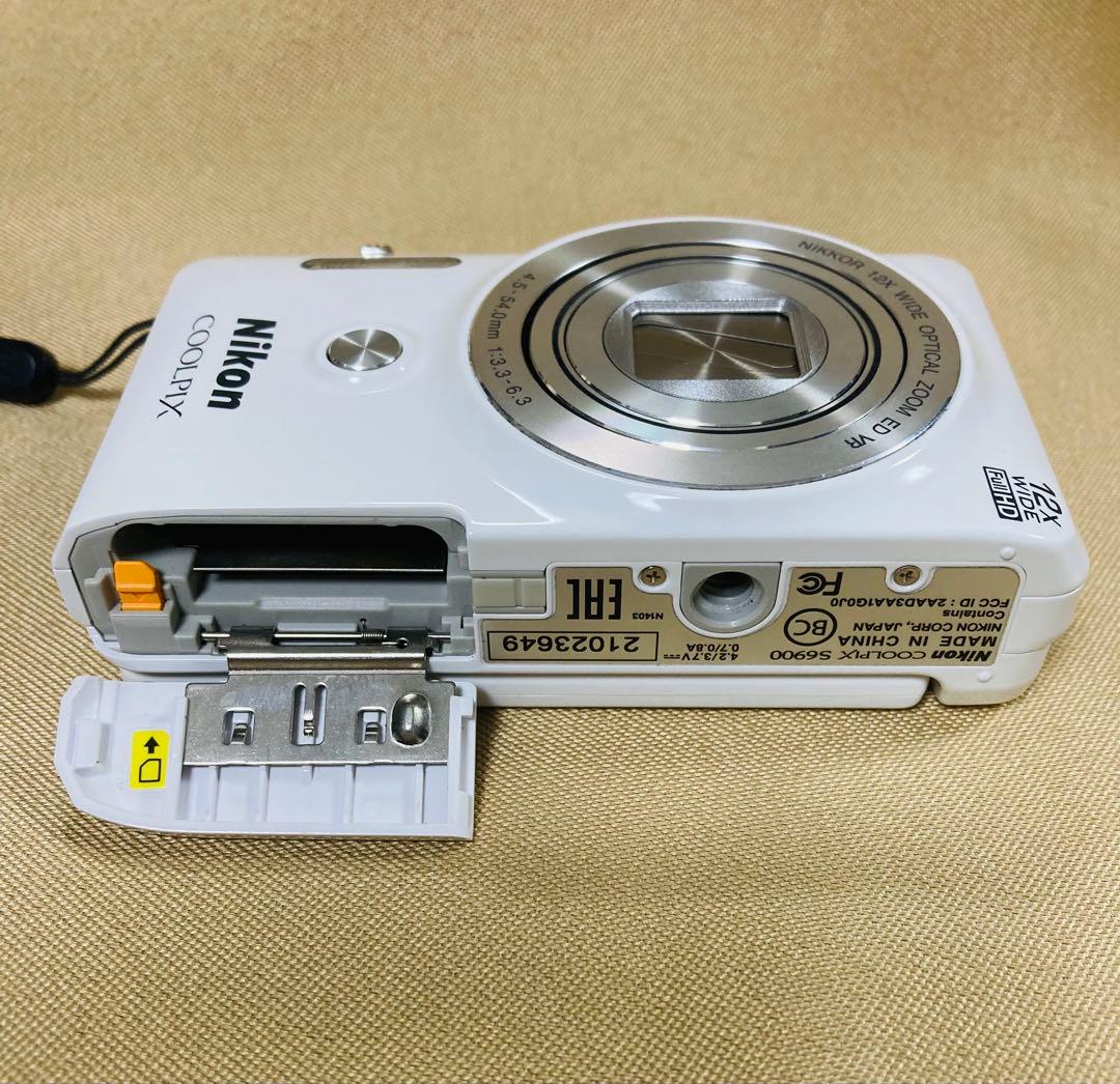 【美品】Nikon COOLPIX s6900 ニコン　自撮り可能 動作確認済