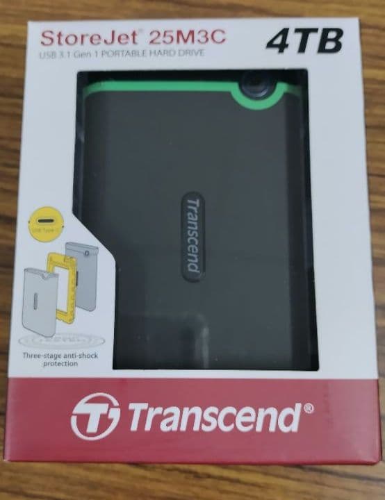 外付けハードディスク・ドライブ Transcend StoreJet 25M3C 4TB