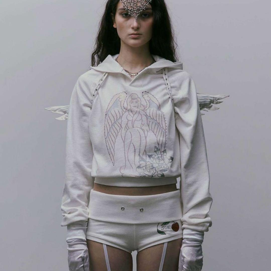 トップス [Sculptor X Ed Hardy] Angel Hoodie