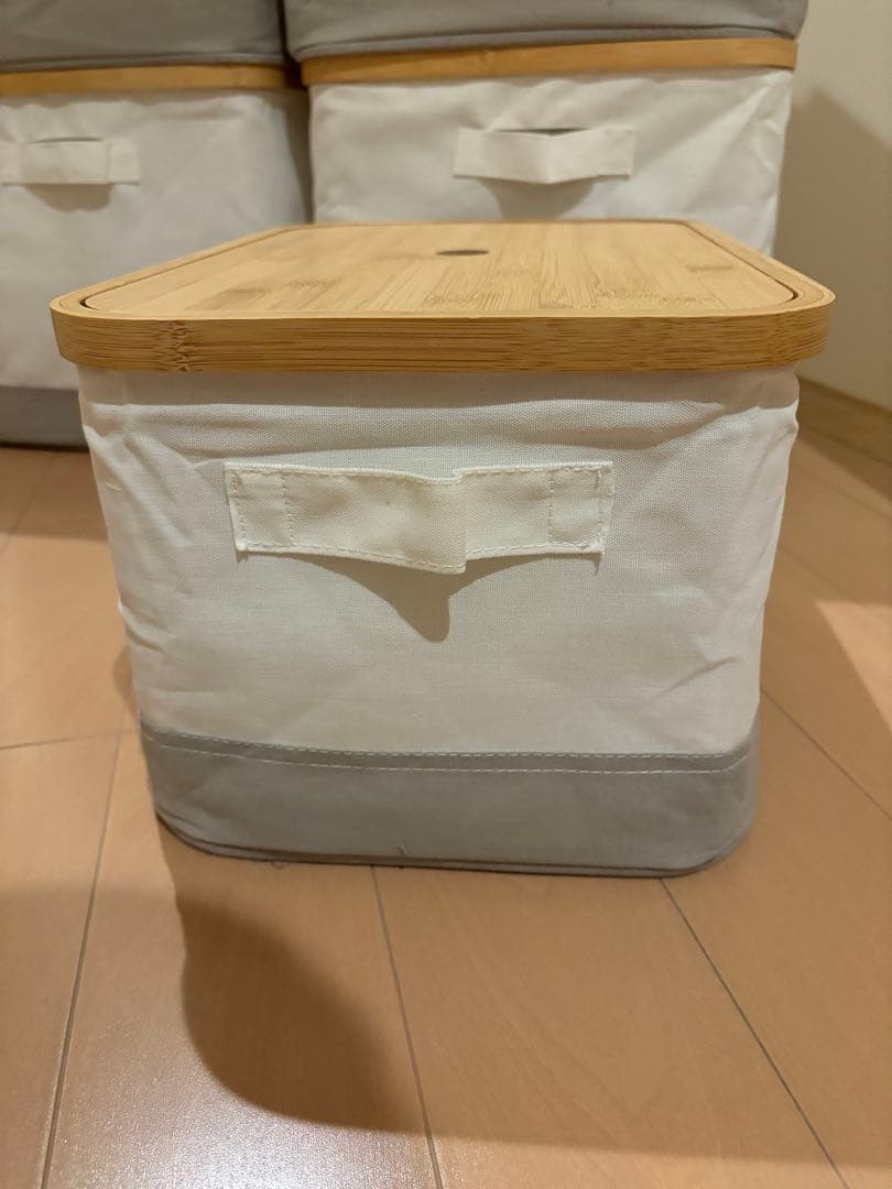 【廃盤】IKEA イケア RABBLA 収納ボックス 小2個 大4個セット