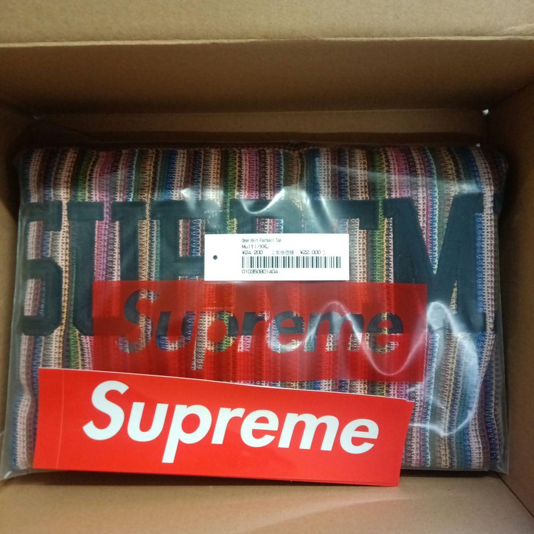 シャツ Supreme Open Knit Football Top Multi XXL