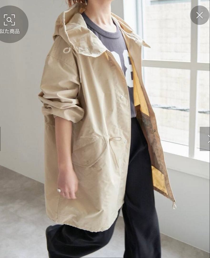 Spick and Span ＜追加＞P/Ny 撥水スノーカモパーカーコート