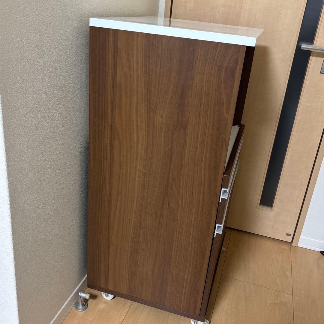 【1/20まで限定】レンジ台 キッチン収納 キャスター付き コンセント2口