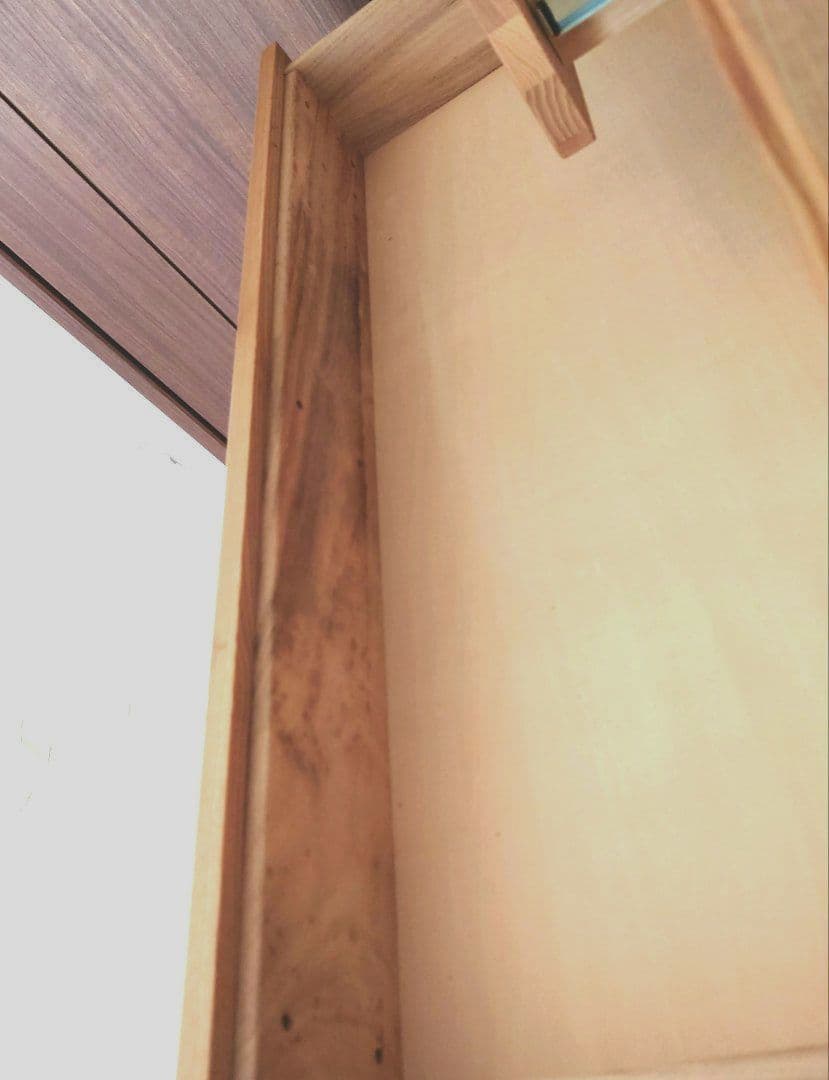 無印良品　脚付き木製チェスト4段　幅約95×奥行き約45×高さ約90cm