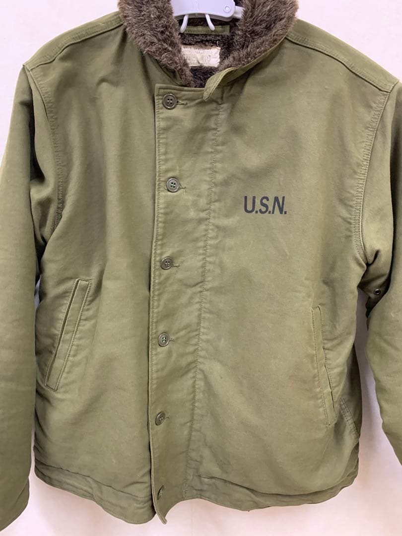 ヒューストン デッキジャケット N-1 裏ボア U.S.N NXsx65913