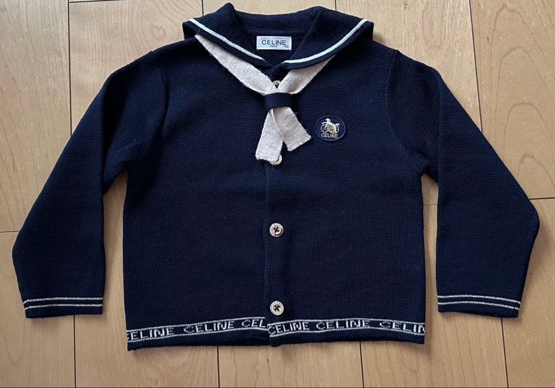 CELINE セーラー襟 上着とショートパンツ セット