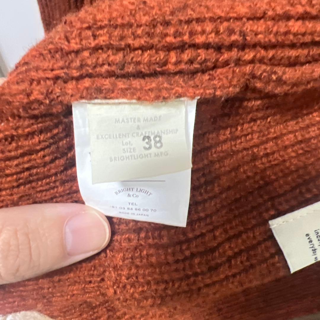 トップス OLD JOE -ALPAKA TURTLE-NECK ZIP SWEATER