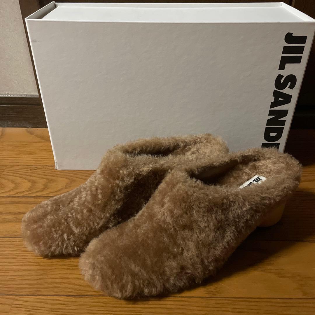 【美品】JIL SANDER ⭐︎ ブラウンファーミュール 37