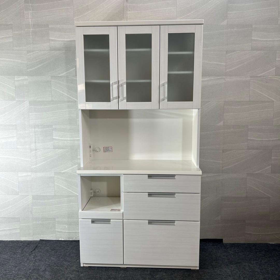 ニトリ キッチンラック ダリア 幅100cm 収納 キッチンボード d4466