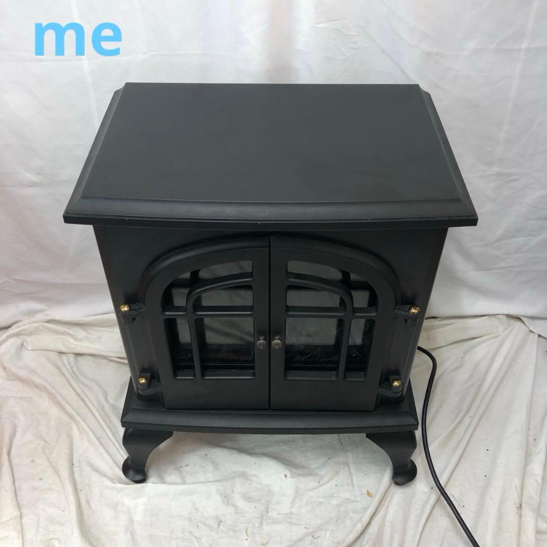 山善 YAMAZEN クラシックデザイン 電気ヒーター ブラック