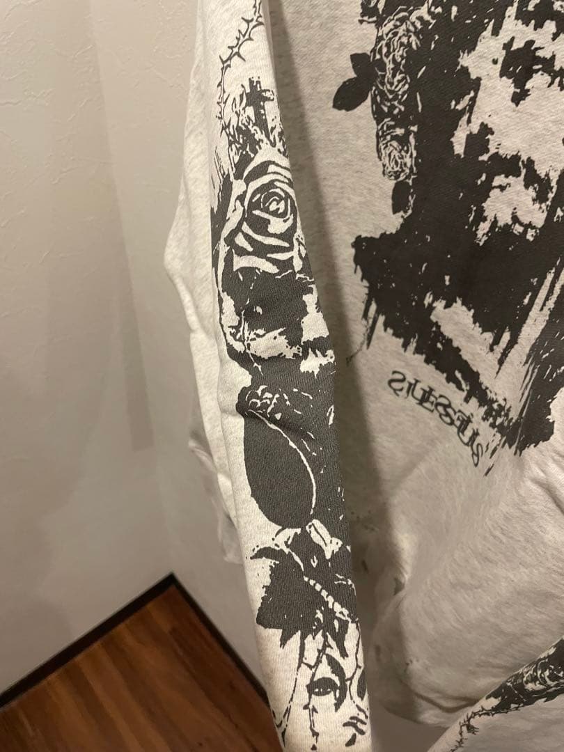 SAINT M×××× オーバーサイズトレーナー サイズXL ダメージグレー