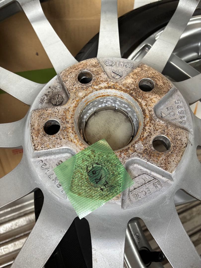 【美品】スバル STI オプション 純正 ホイール 4本 18インチタイヤセット