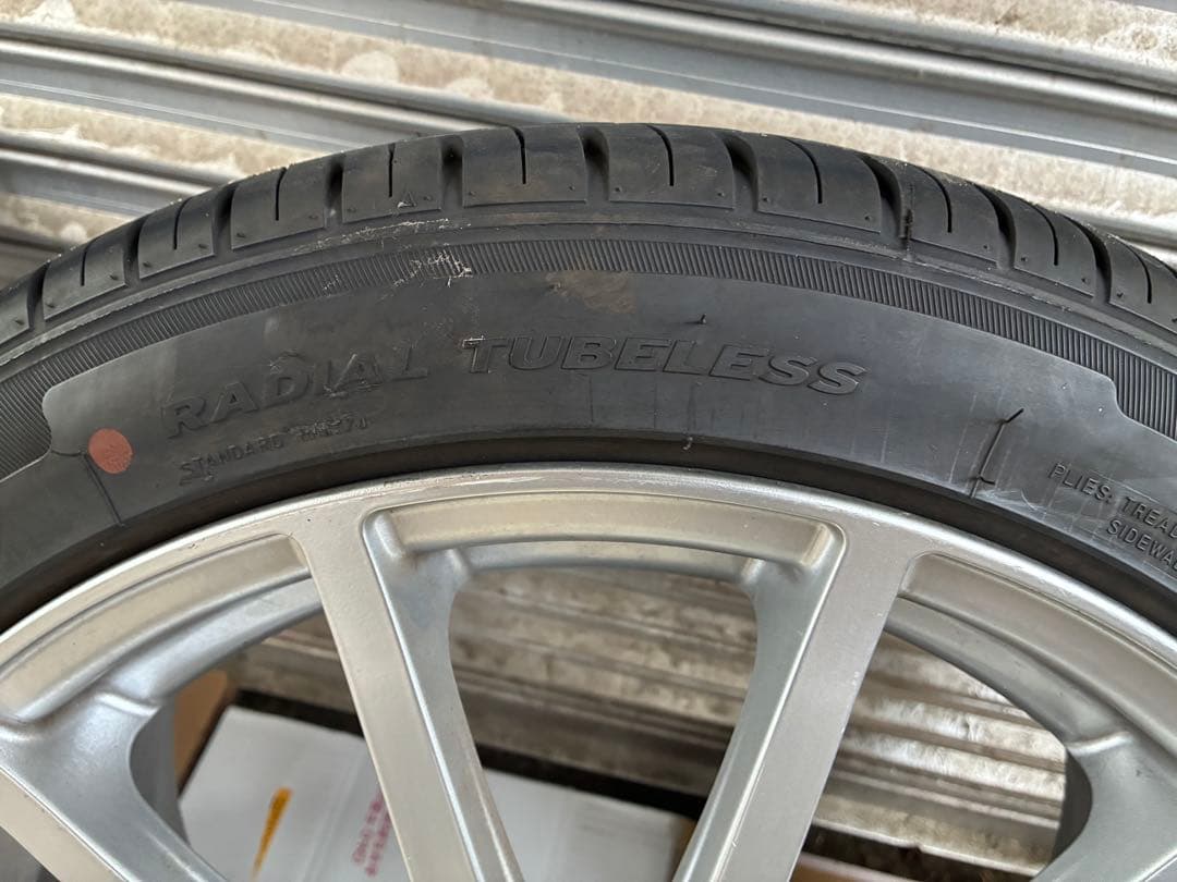 【美品】スバル STI オプション 純正 ホイール 4本 18インチタイヤセット