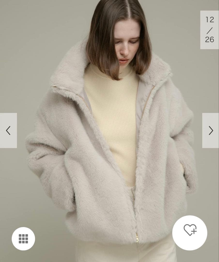 アーバンリサーチ　サニーレーベル ミンクライクファーブルゾン