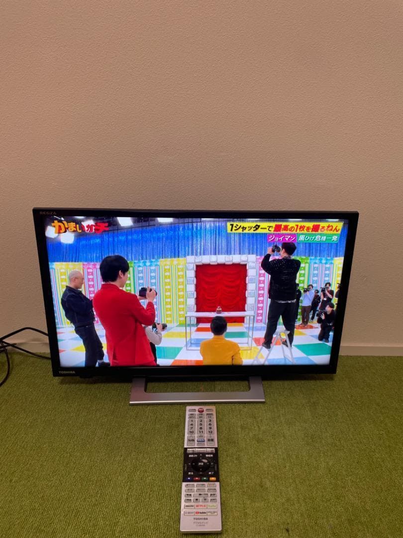 東芝 LED 2023年製 液晶テレビ 24V型 24V34 ネット動画〇