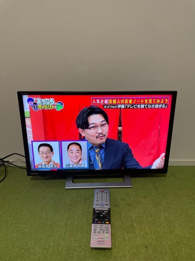 東芝 LED 2023年製 液晶テレビ 24V型 24V34 ネット動画〇