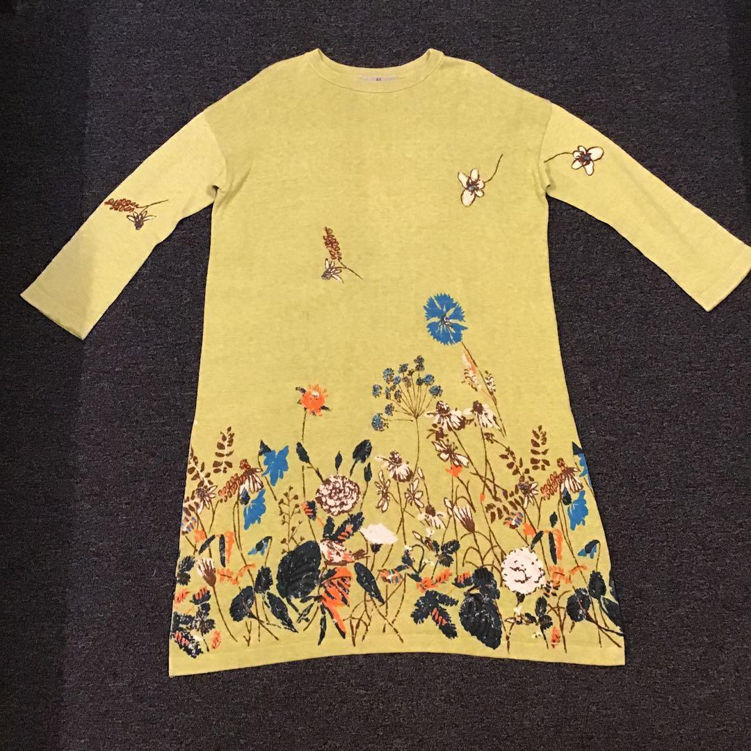 45rpm 花柄ワンピース