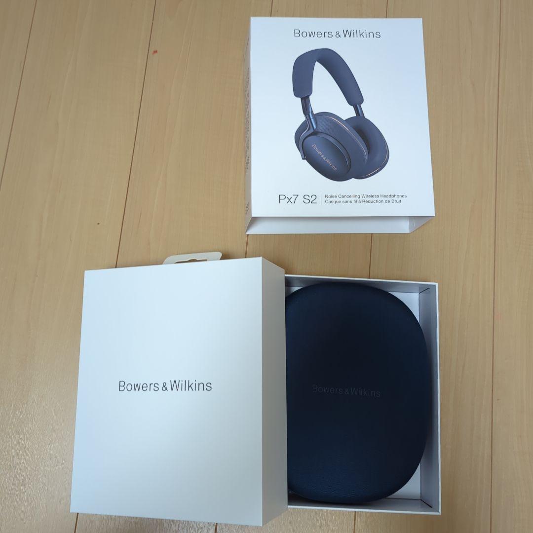 Bowers&Wilkins ワイヤレスヘッドホン　Px7S2 ブルー