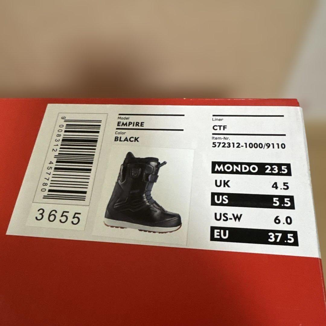 DEELUXE EMPIRE スノーボードブーツ ブラック 23.5