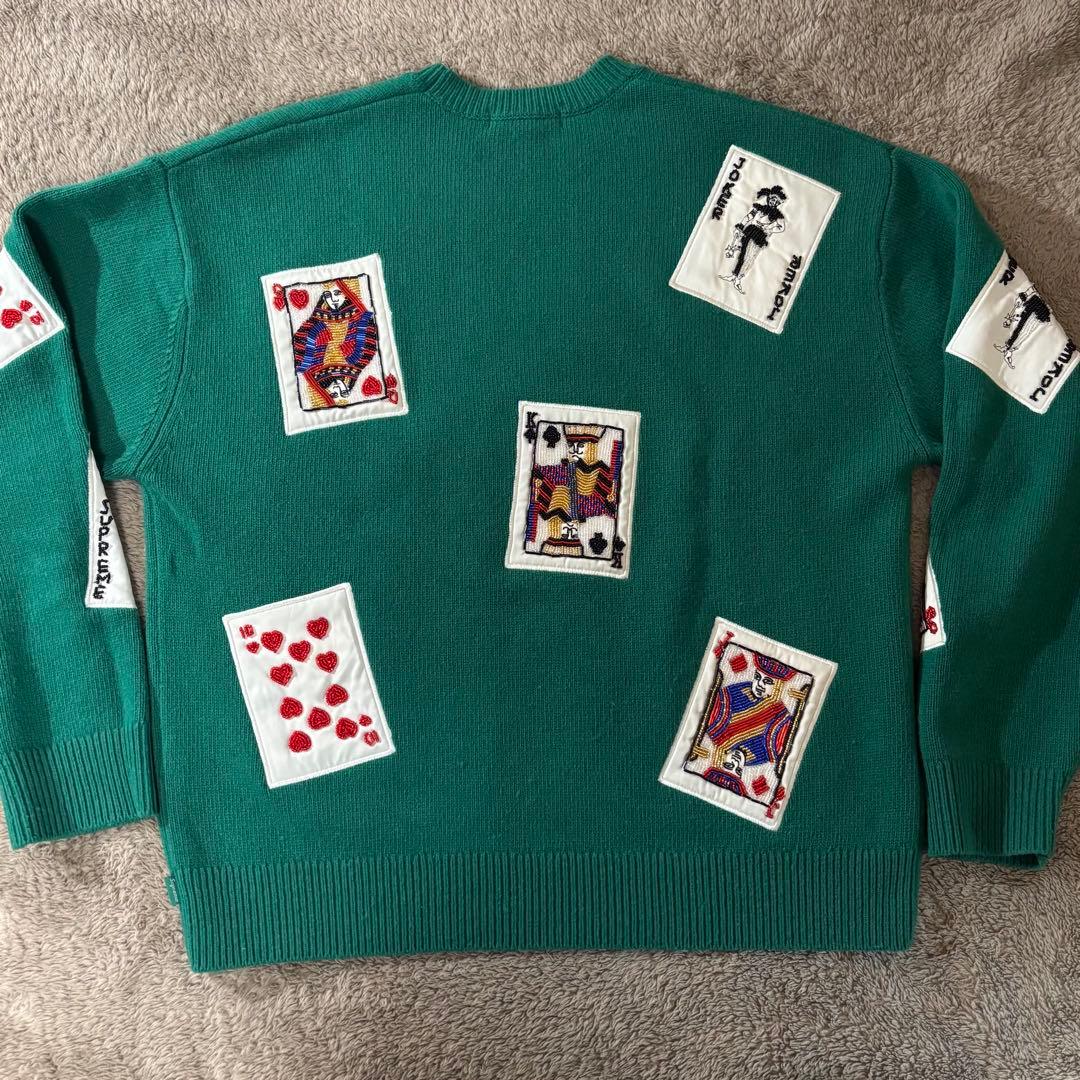 トップス Supreme Beaded Cards Sweater week14