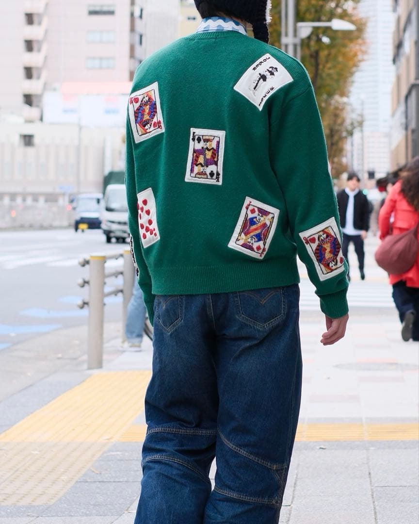 トップス Supreme Beaded Cards Sweater week14