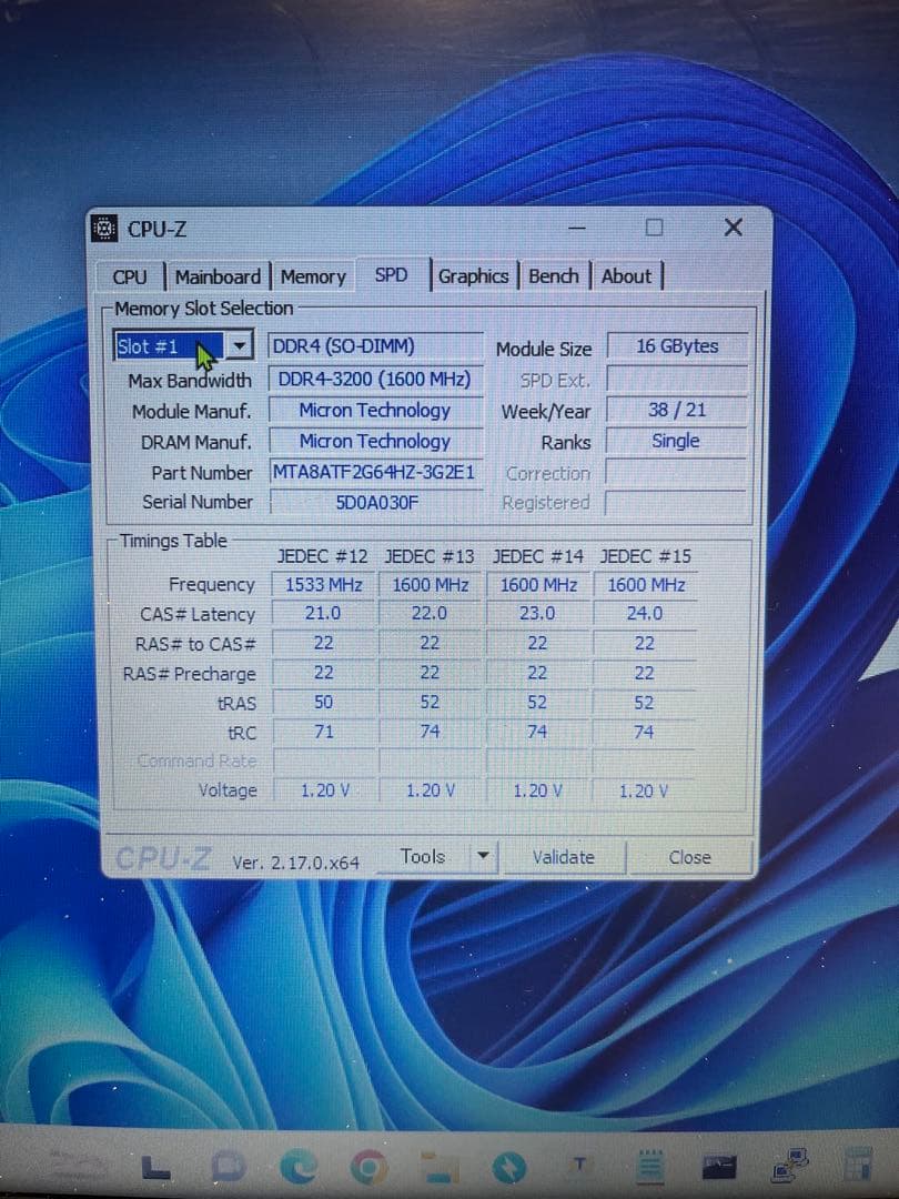 side3 16GB DDR4 メモリ2枚　合計32G
