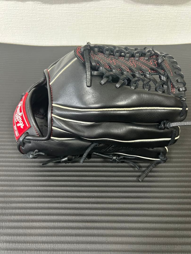 Rawlings ブラック 軟式グローブ　両投用